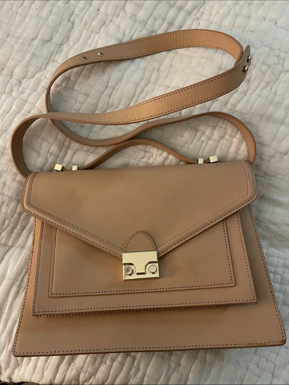 Loeffler Randall Leather Shoulder Bag - Unbranded